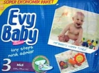 پوشک بچه اوی بیبی (evy beby) سایز 3 تعداد 68 عدد